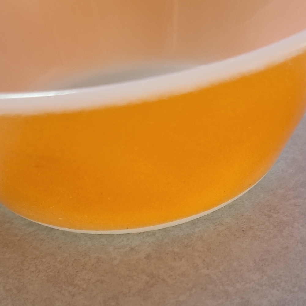 Vintage Orange and Cream Bowl - Picture 6 of 6